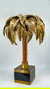 A vintage palm tree shaped table lamp attributed to Maison Jansen and designed Christian TECHOUEYRES