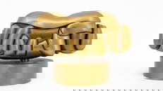 Miguel BERROCAL (1933-2006) - A polished brass art sculpture of "Romeo and Juliet" 1966-1967