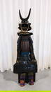 A complete Japanese samurai suit of armor - with wooden protective travel box