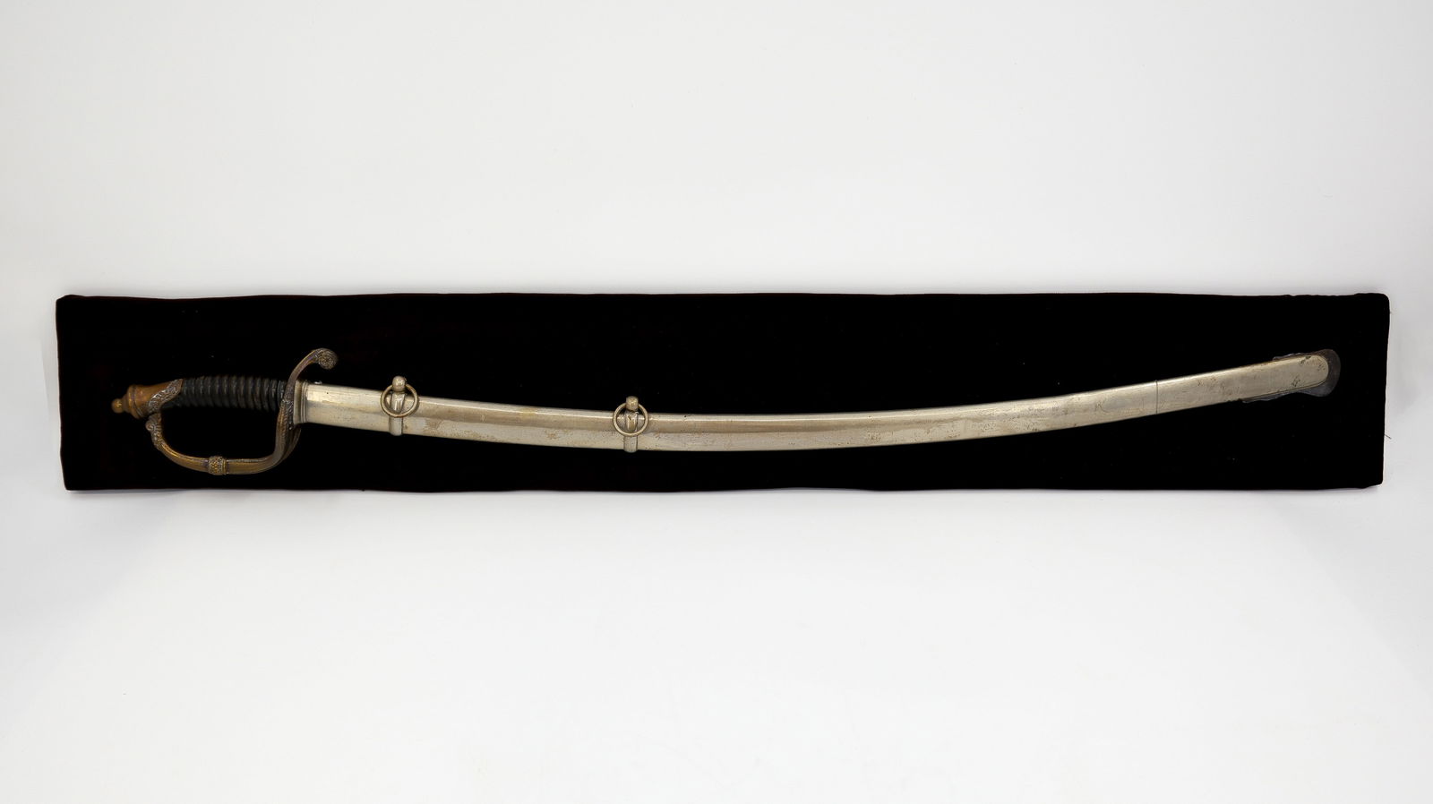 A gilt brass and steel infantry officer sword - Model 1852 (1 of 5)