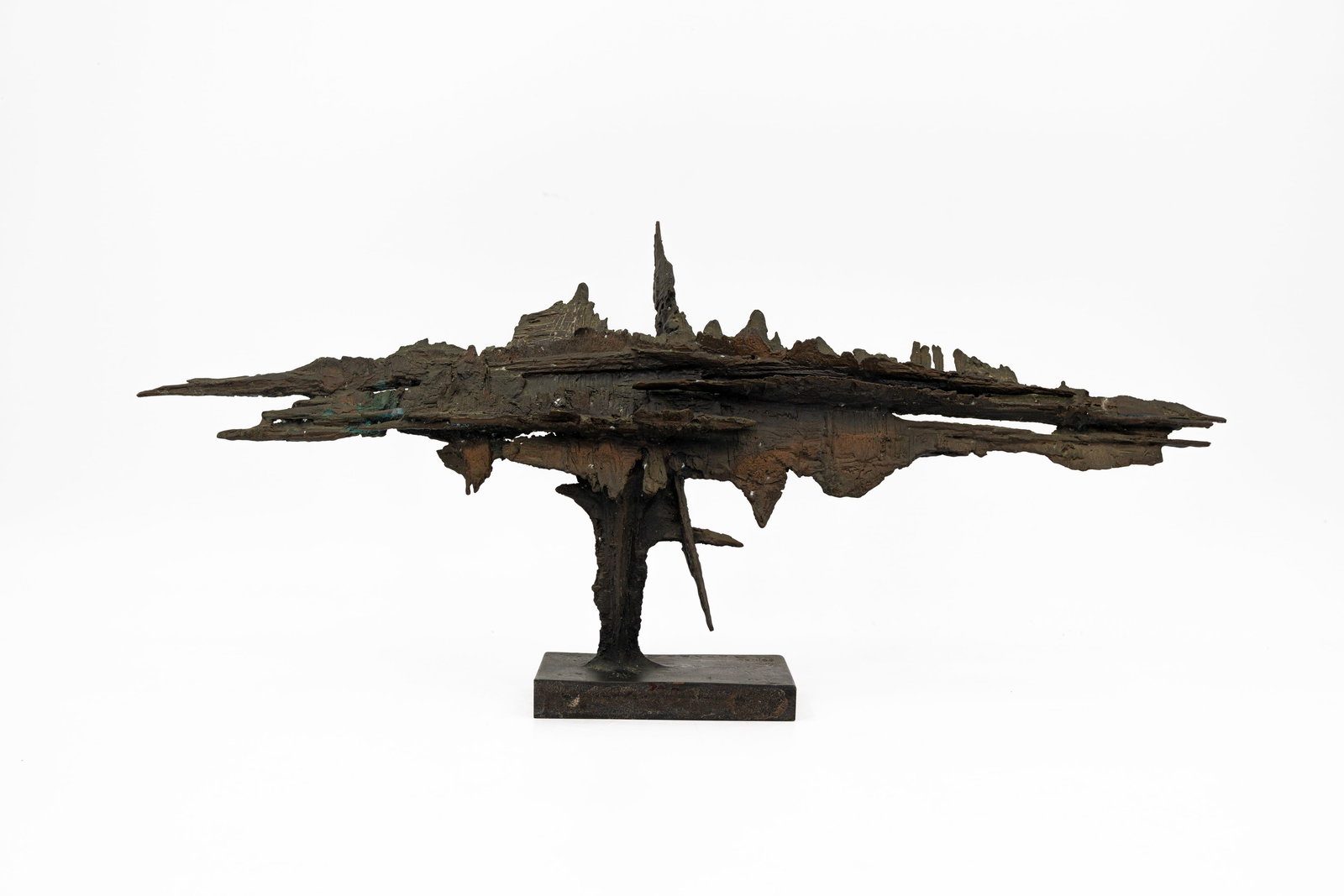 Agenore FABBRI (1911-1998) "The Wave". A modernistic Italian bronze sculpture (1 of 8)