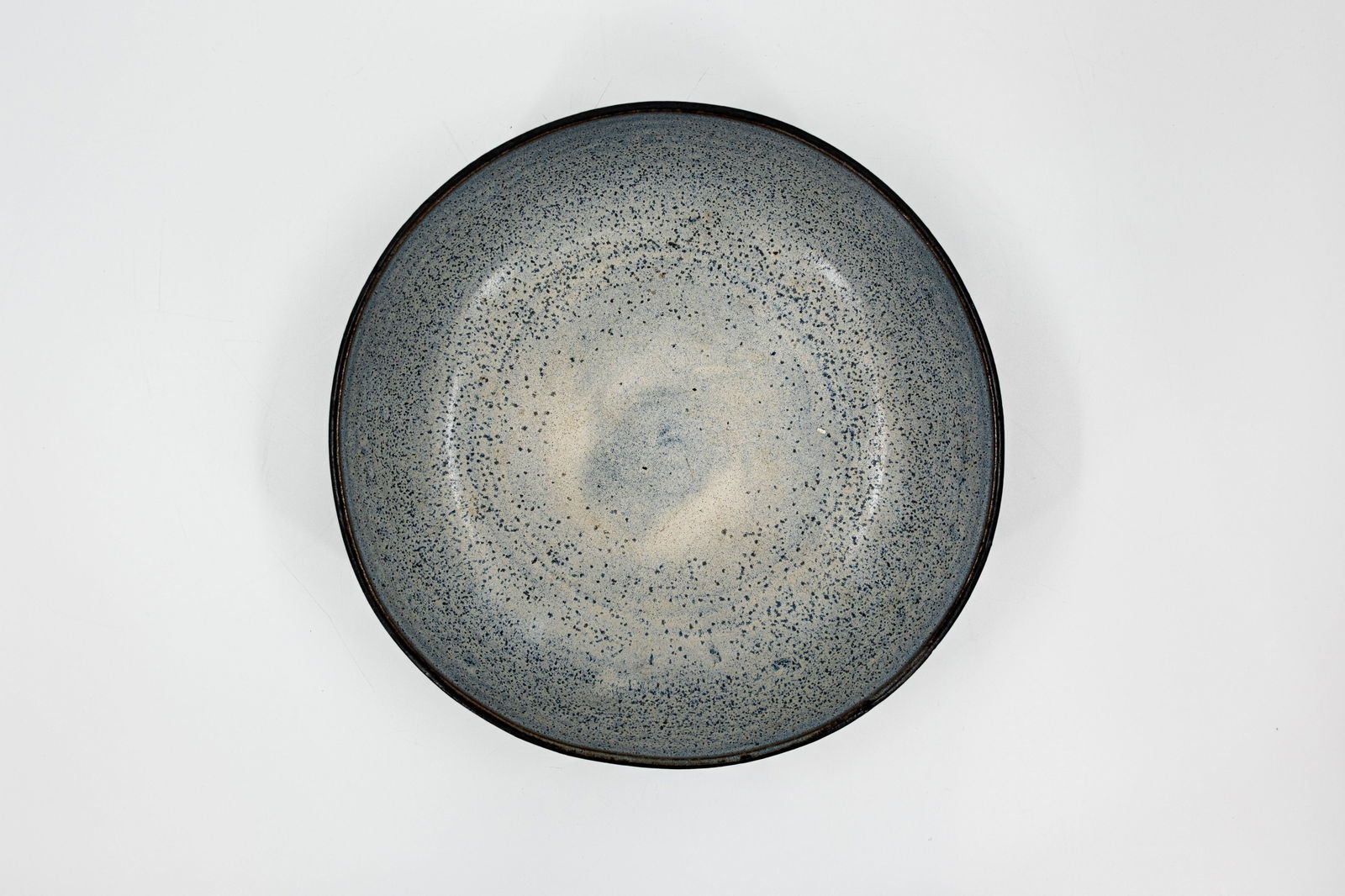 A Belgian vintage decorated ceramic centerpiece bowl probably by Amphora (1 of 5)