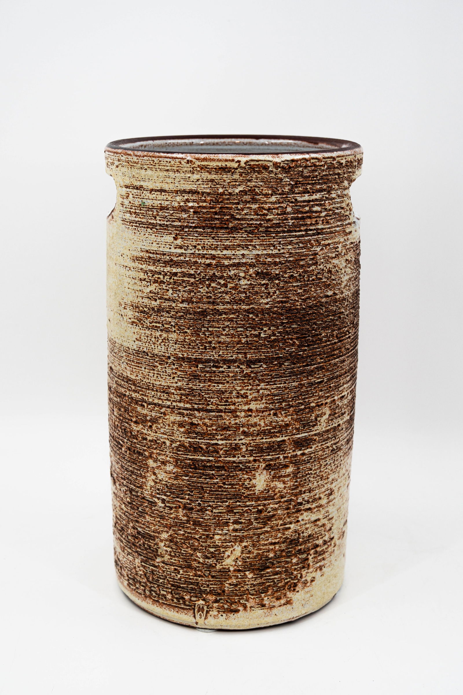 A Belgian vintage Amphora ceramic vase with handles (1 of 9)