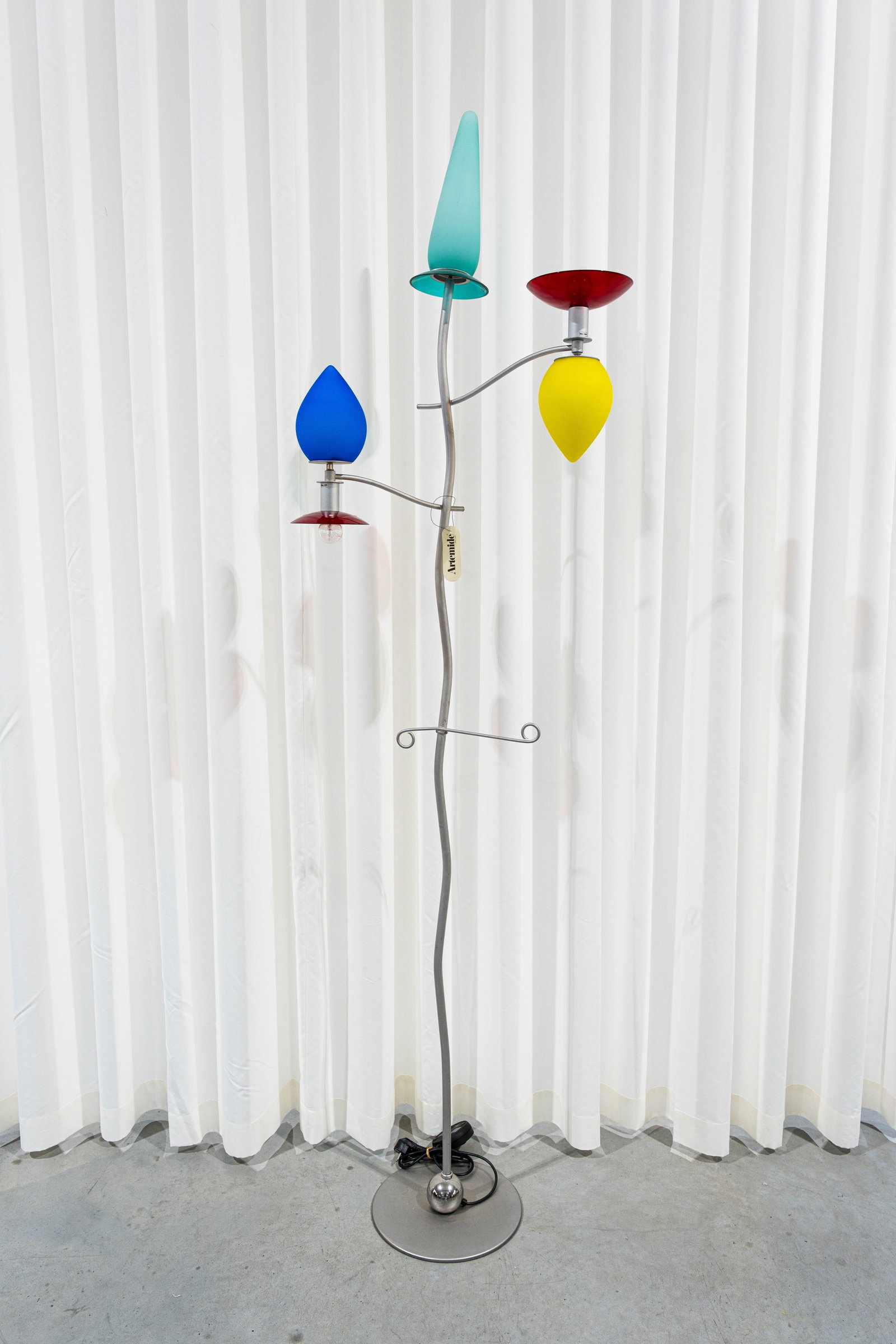 An Italian design floorlamp and matching wall light by Andrea Anastasio for Artemide (1 of 8)