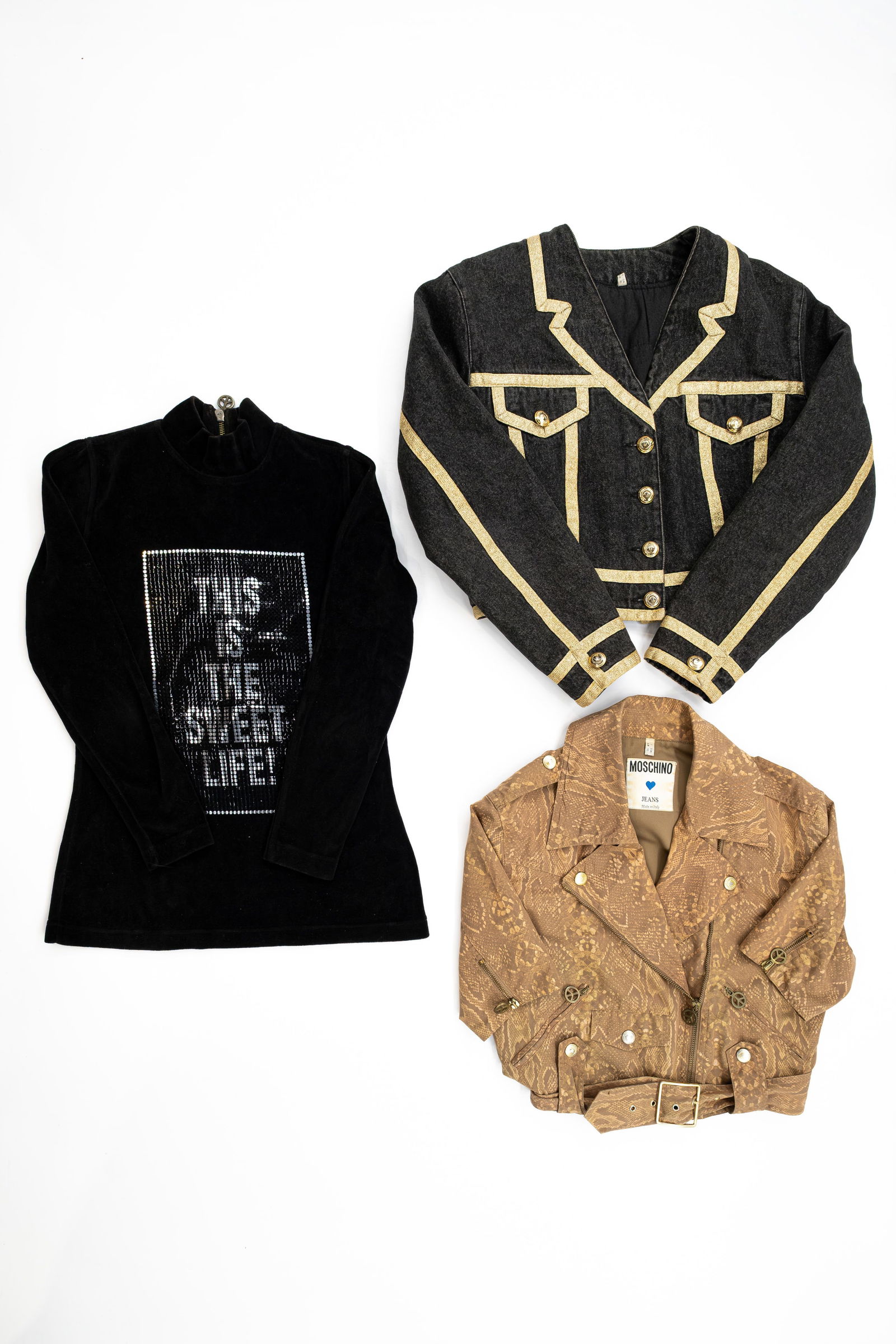 A lot of three vintage Moschino Jeans fashion items (1 of 16)