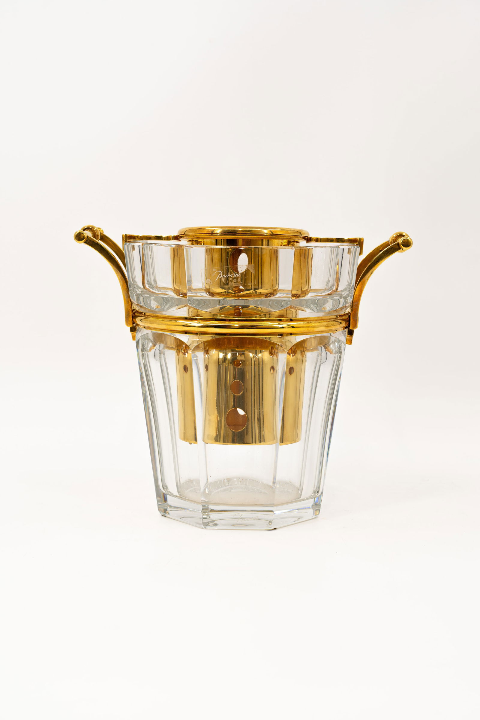 A French Baccarat Harcourt gold-plated and crystal ice bucket (1 of 19)