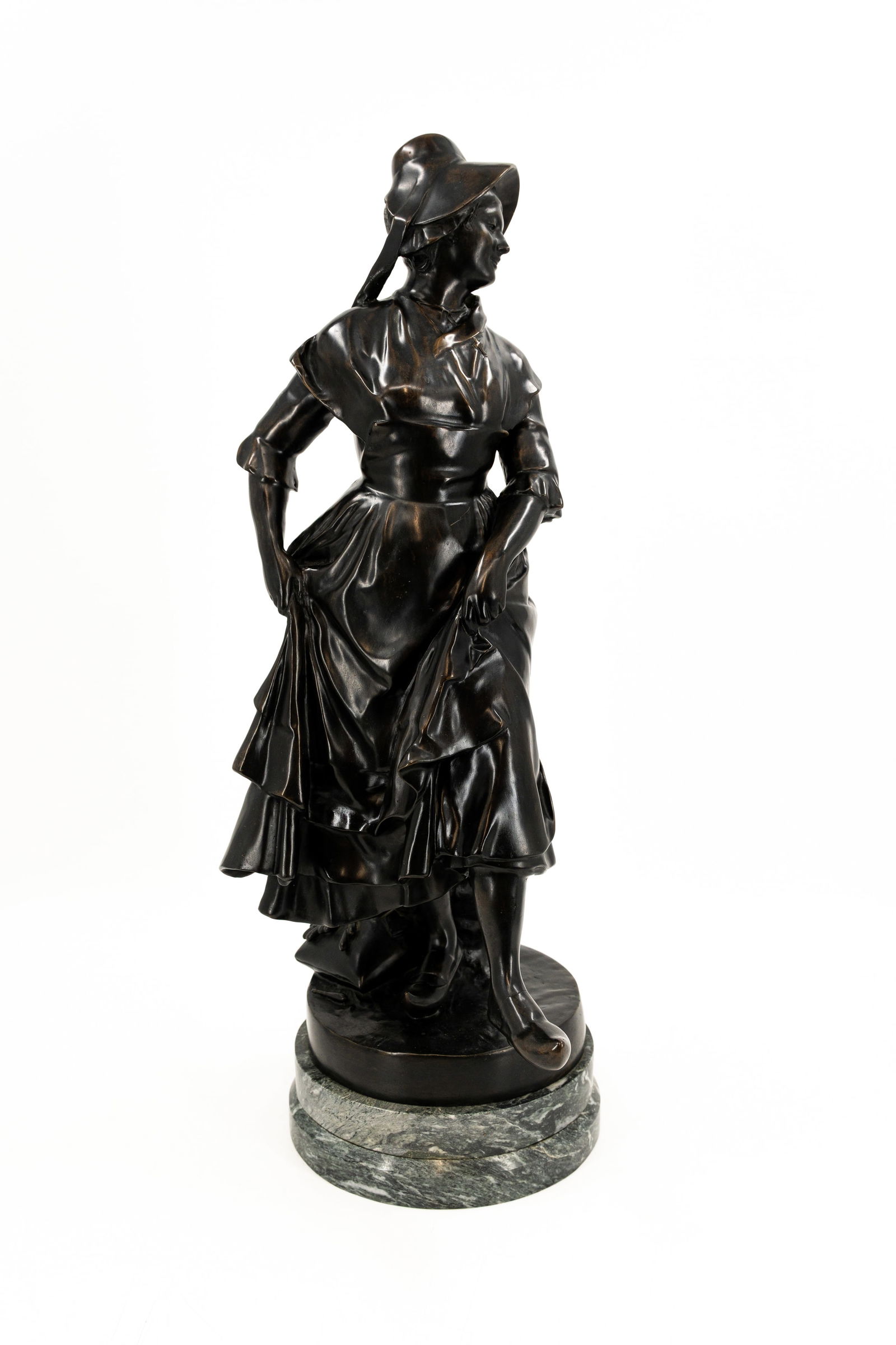Antonin MERCIE (1845-1916) After. An antique patinated galvano bronze sculpture (1 of 11)