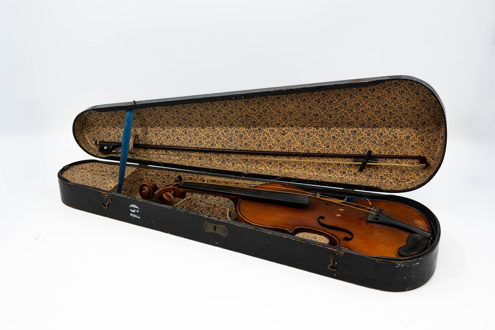 An antique violin in protecting box after Stradivarius (1 of 16)