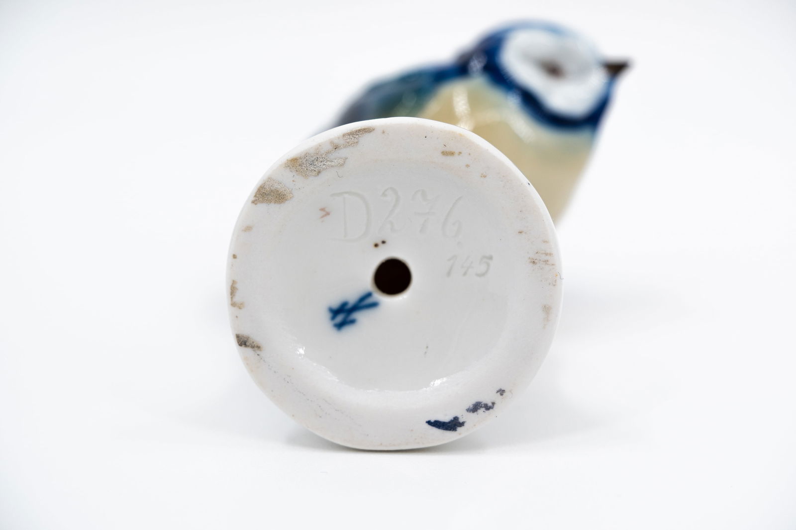 A German Meissen finely decorated porcelain figurines of a swan and bird - 4