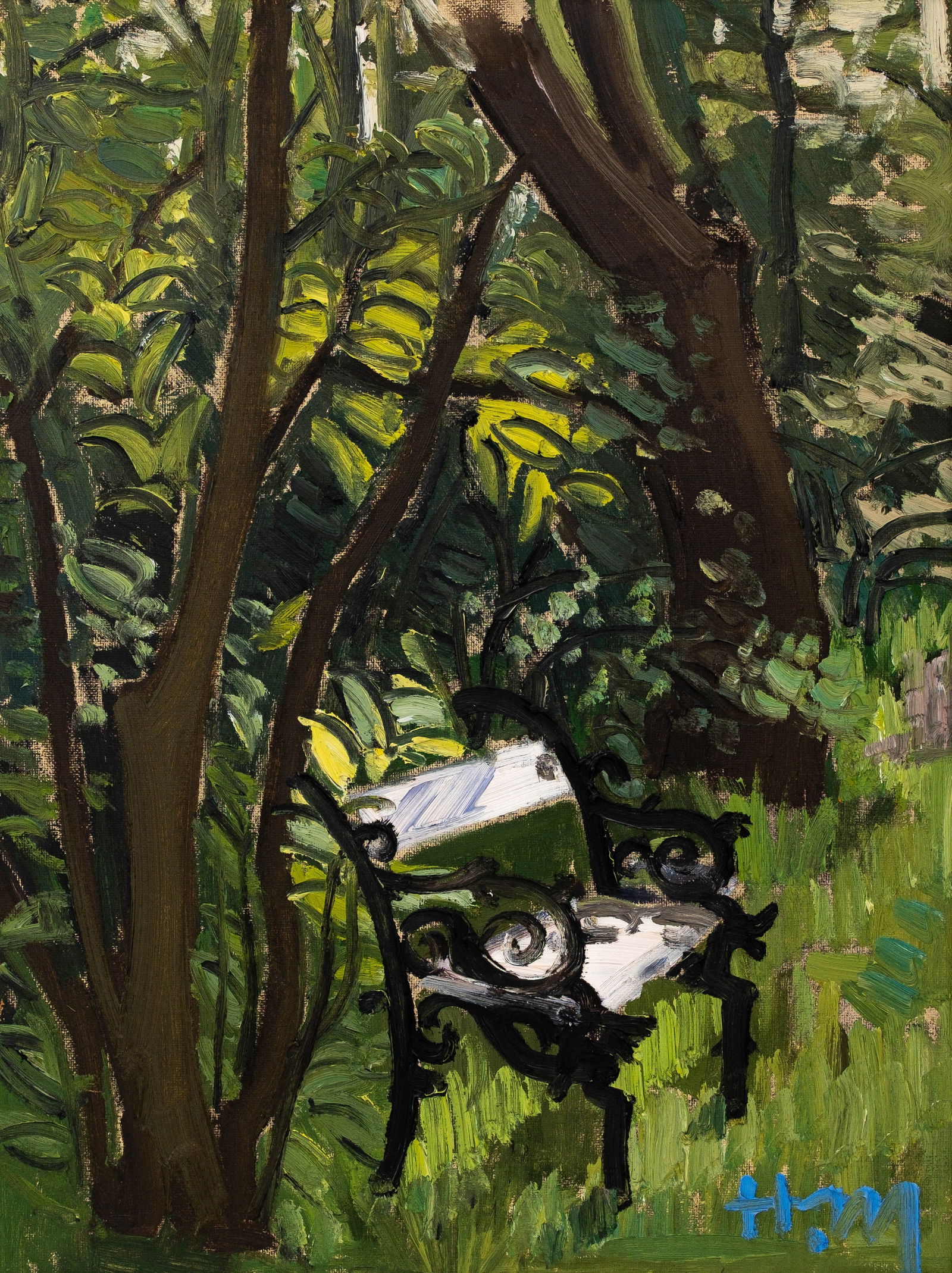 Hubert MALFAIT (1898-1971) A Belgian oil on panel painting (1 of 7)