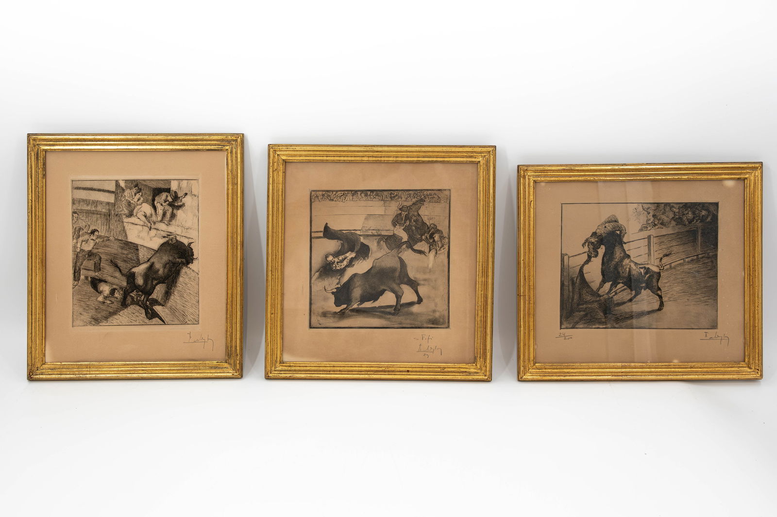 Marcel DYF (1899-1985) A lot of three copperplate engraving etchings on paper (1 of 11)