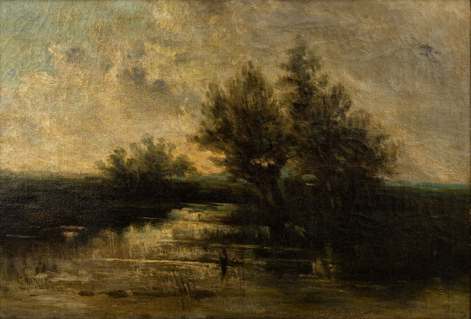 Door BOEREWAARD (1893-1972) An oil on canvas painting (1 of 8)