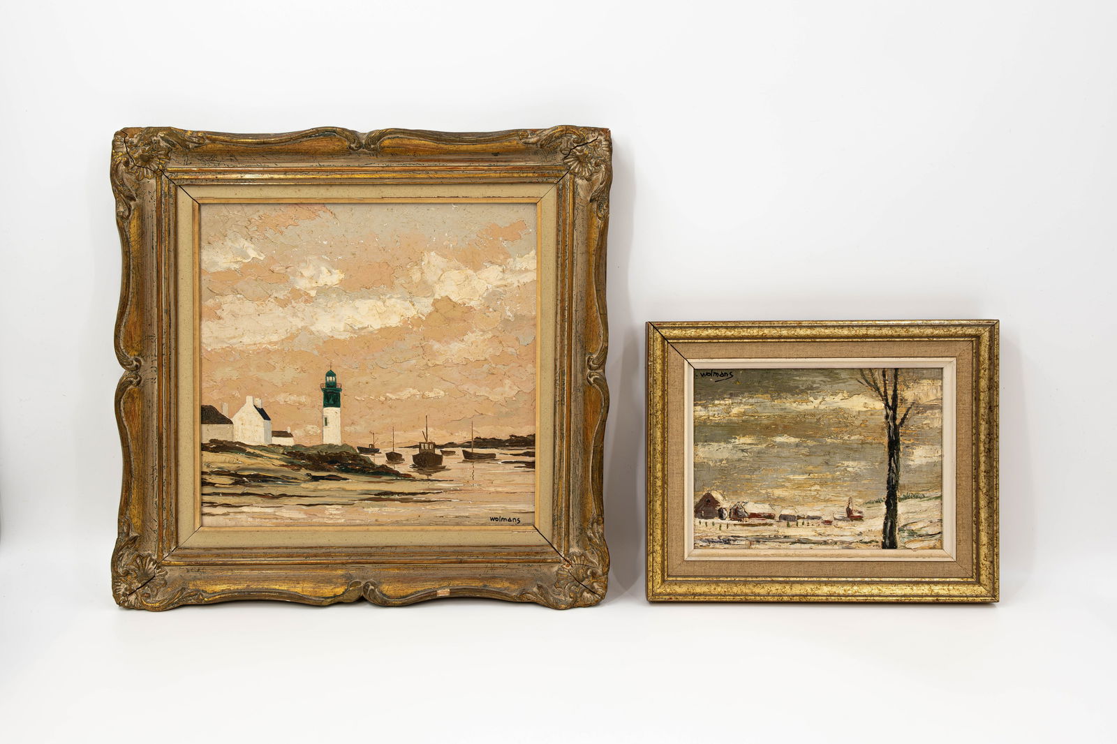 Jacques WOLMANS (1919-1991) A lot of two oil on panel paintings (1 of 11)