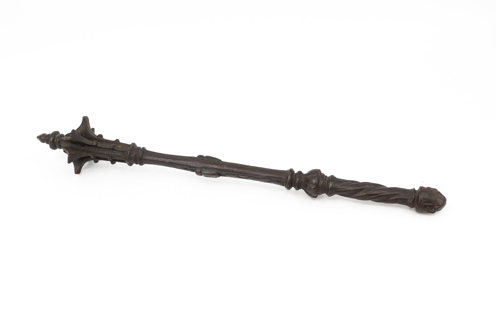 An antique Flanged iron mace or sceptor (1 of 6)