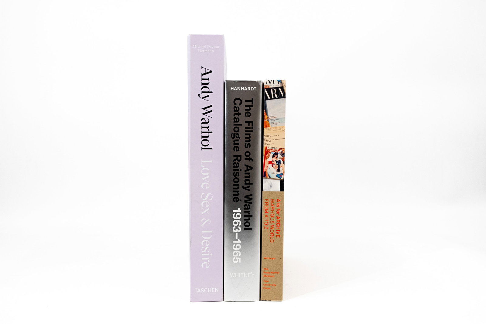 A lot of three various collectible art books by Andy Warhol (1 of 7)