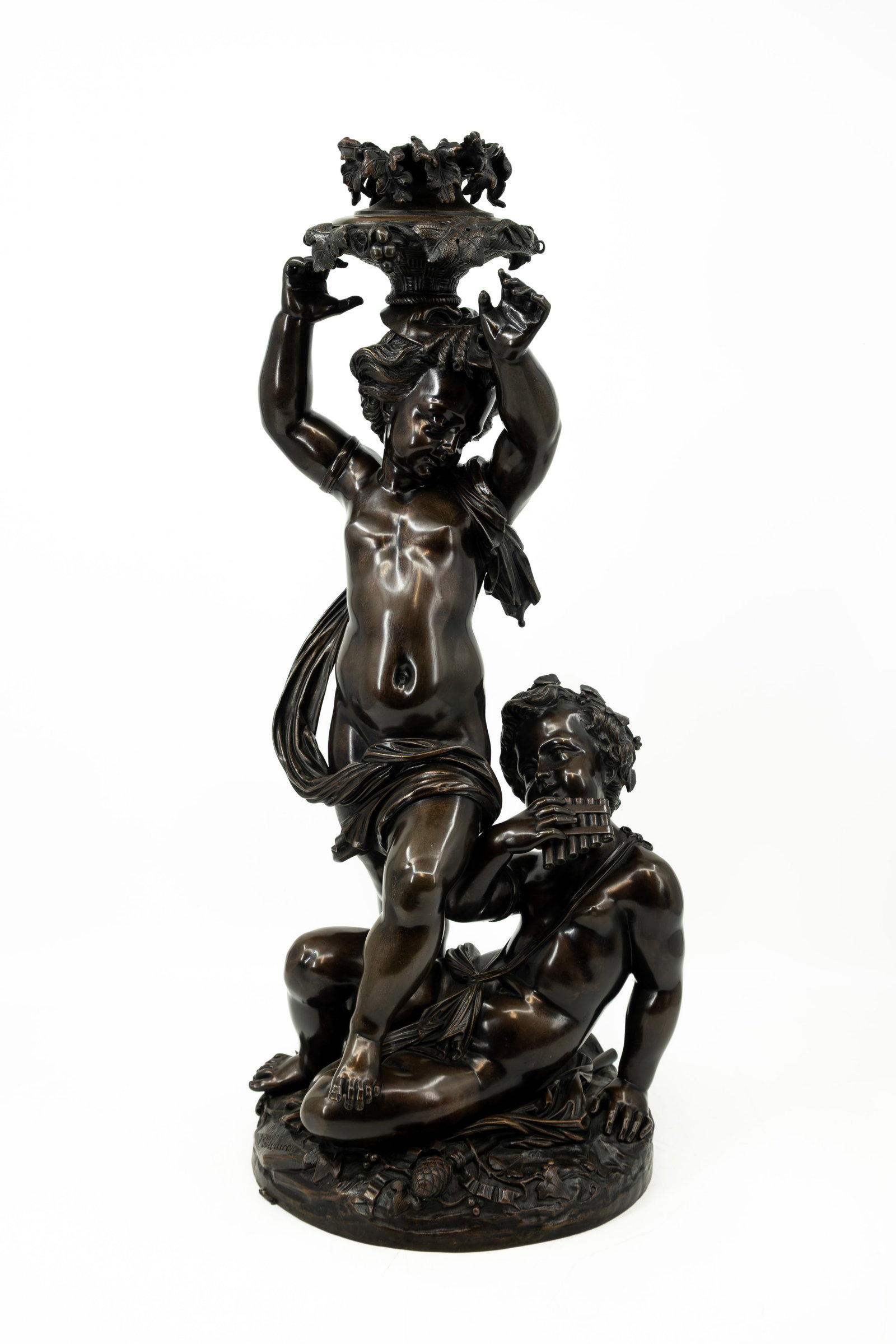 Aristide Luigi FABBRUCCI (1859-1903) An antique patinated bronze sculpture group (1 of 11)