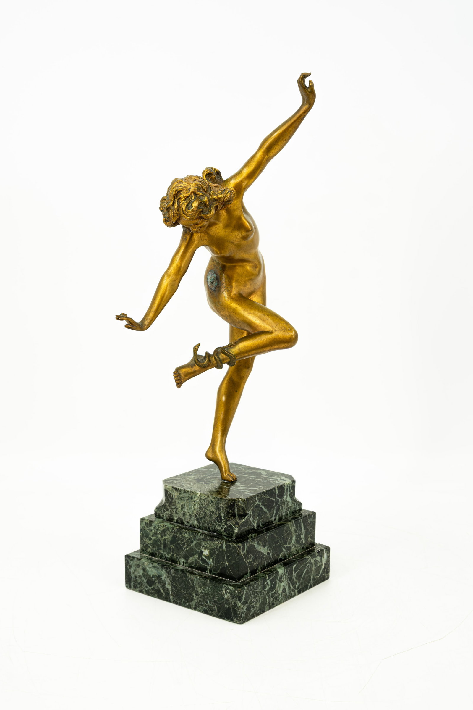 Claire Robertine Jeanne COLINET (1885-1972) In the manner of. An Art Deco polished bronze sculpture (1 of 12)