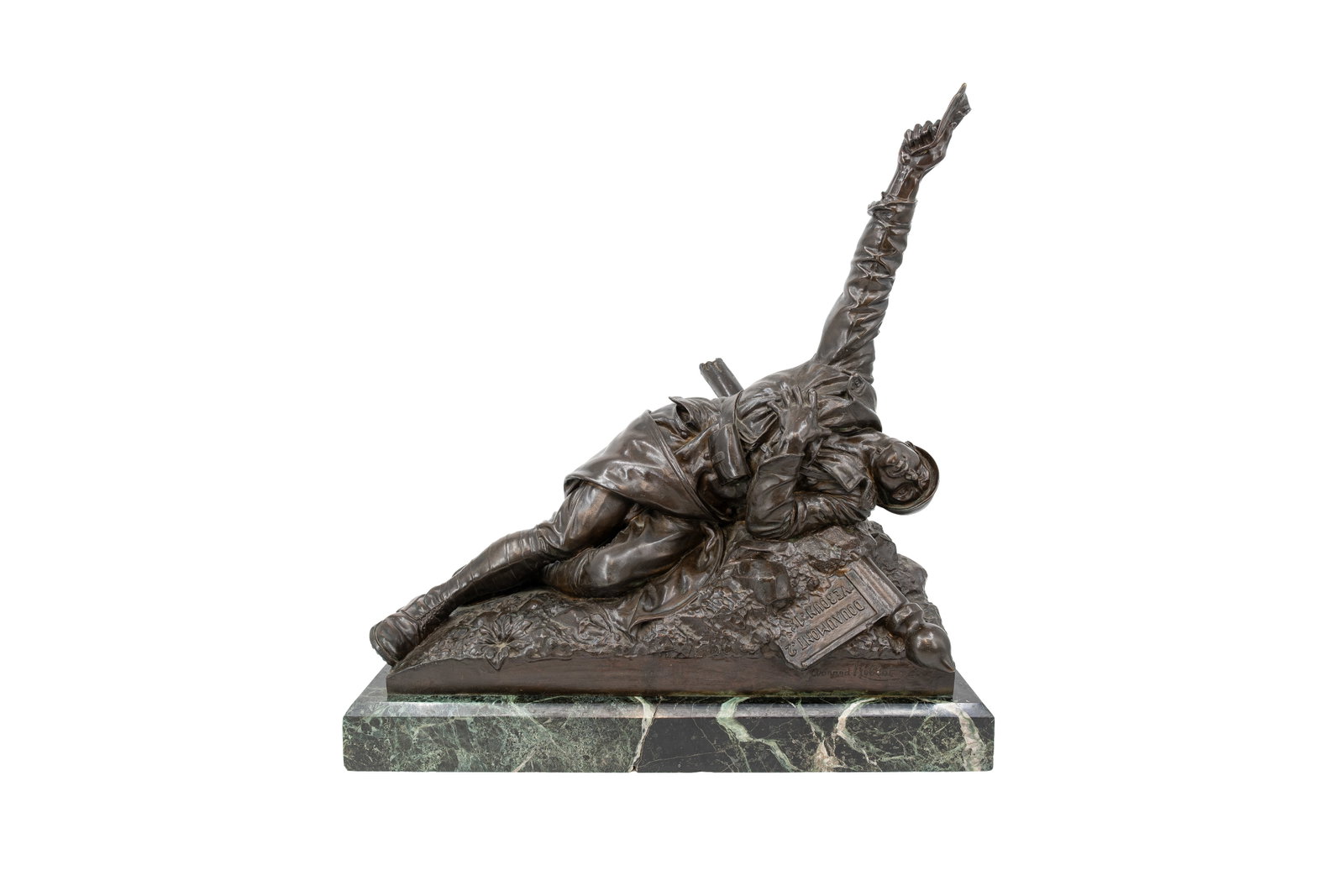 Armand-Francois ROBLOT (XX) A large and imposing antique French patinated bronze sculpture (1 of 11)