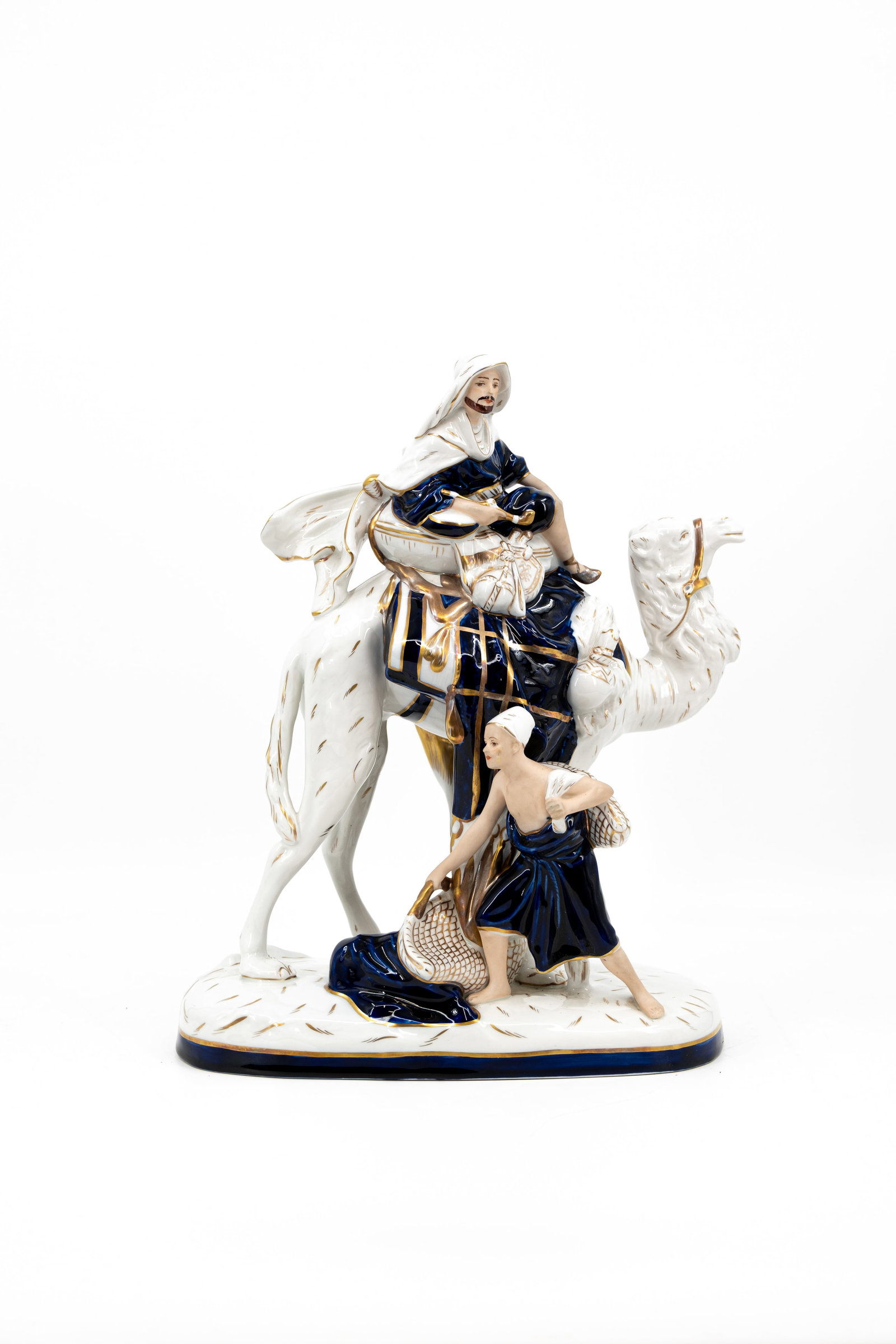 A Bohemian Royal Dux glazed porcelain figural group (1 of 9)