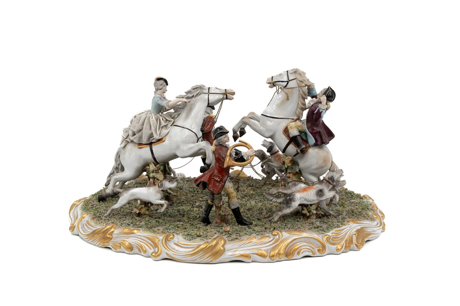 A large 20th century Italian Naples figural porcelain group (1 of 16)
