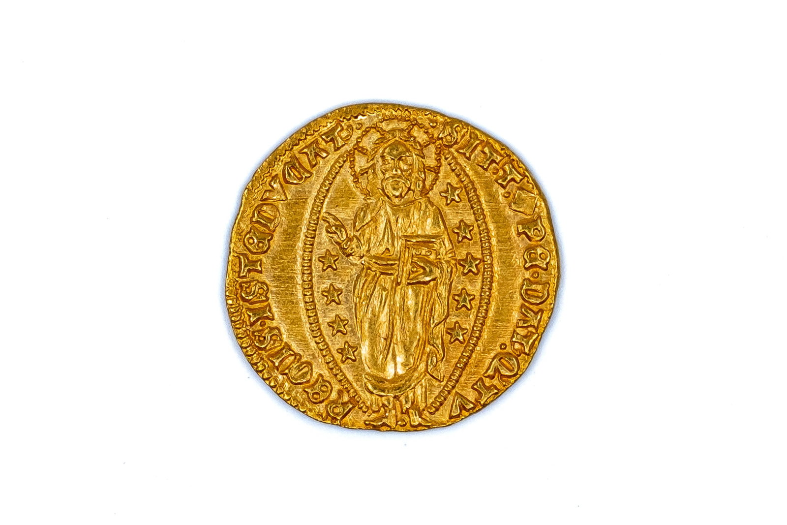 A Venetian gold zecchino of Michele Steno (1 of 2)