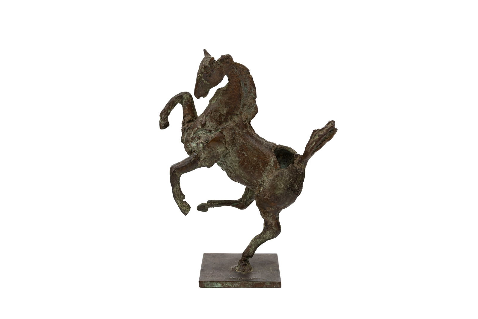 Jan DESMARETS (1961-) "Ferrari Paard". A Belgian modernistic bronze sculpture (1 of 8)