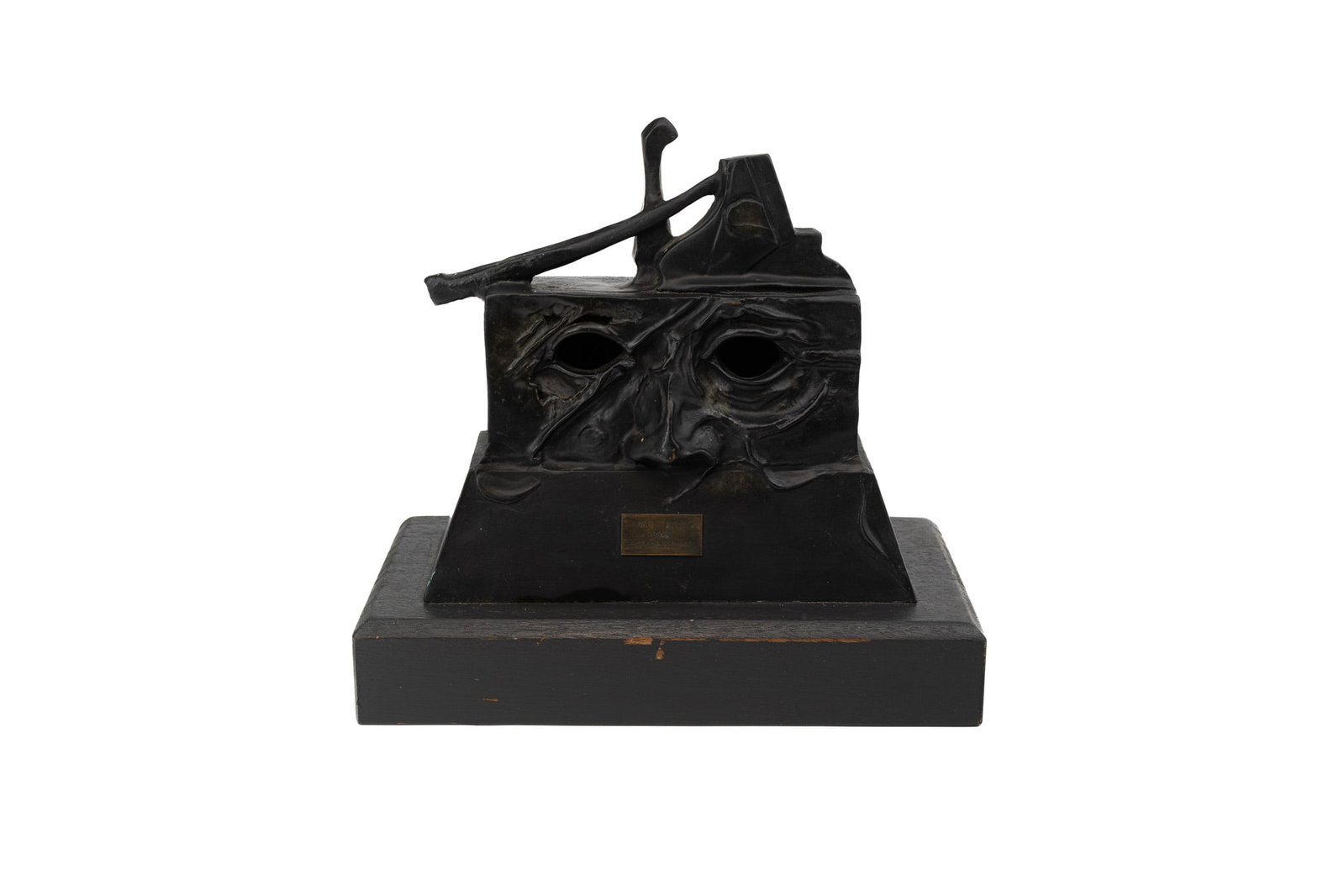 Octave LANDUYT (1922-2024) "De gouden Druppel". A modern patinated bronze sculpture (1 of 9)
