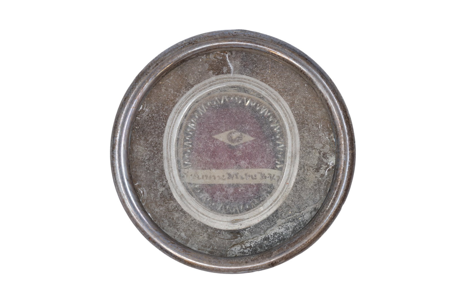 A sealed theca containing a pendant-form theca with a relic of Saint Anne, with a COA (1 of 3)