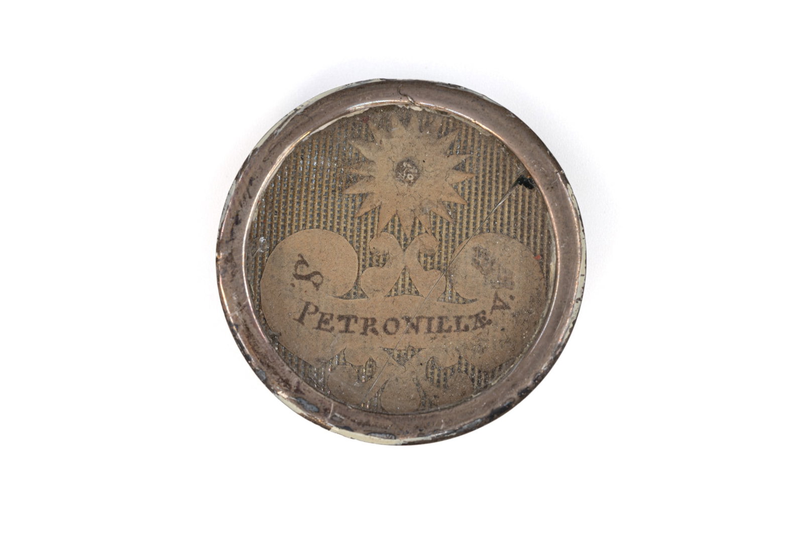 A sealed theca containing a relic of Saint Petronilla, with a Certificate of Authenticity (1 of 3)