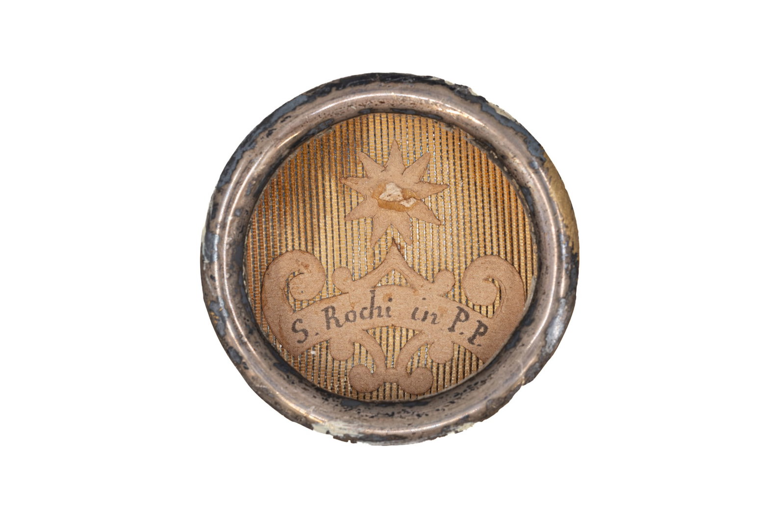 A sealed theca containing a relic of Saint Roch, with a Certificate of Authenticity (1 of 3)