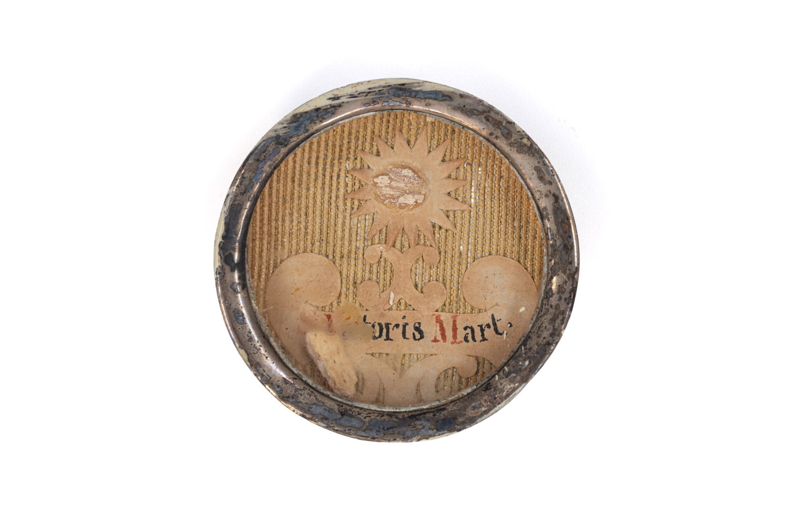 A sealed theca containing a relic of Saint Victor, with a Certificate of Authenticity (1 of 3)
