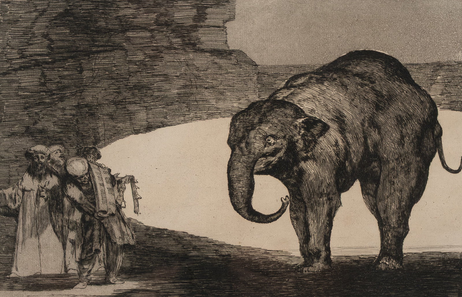 Francisco DE GOYA y Lucientes(1746-1828) "Animal Folly".An etching engraving on paper (1 of 9)