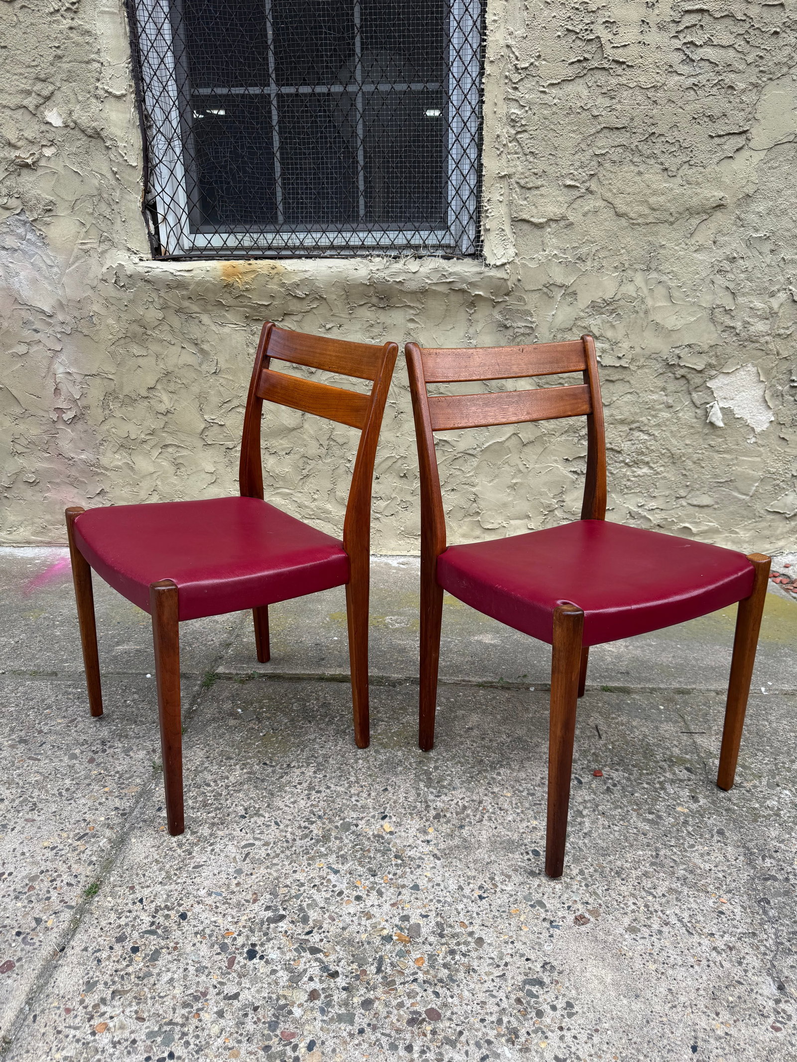 Pair of 1960s Swedish Modern Teak Dining Chairs by Svegards Markaryd (1 of 8)