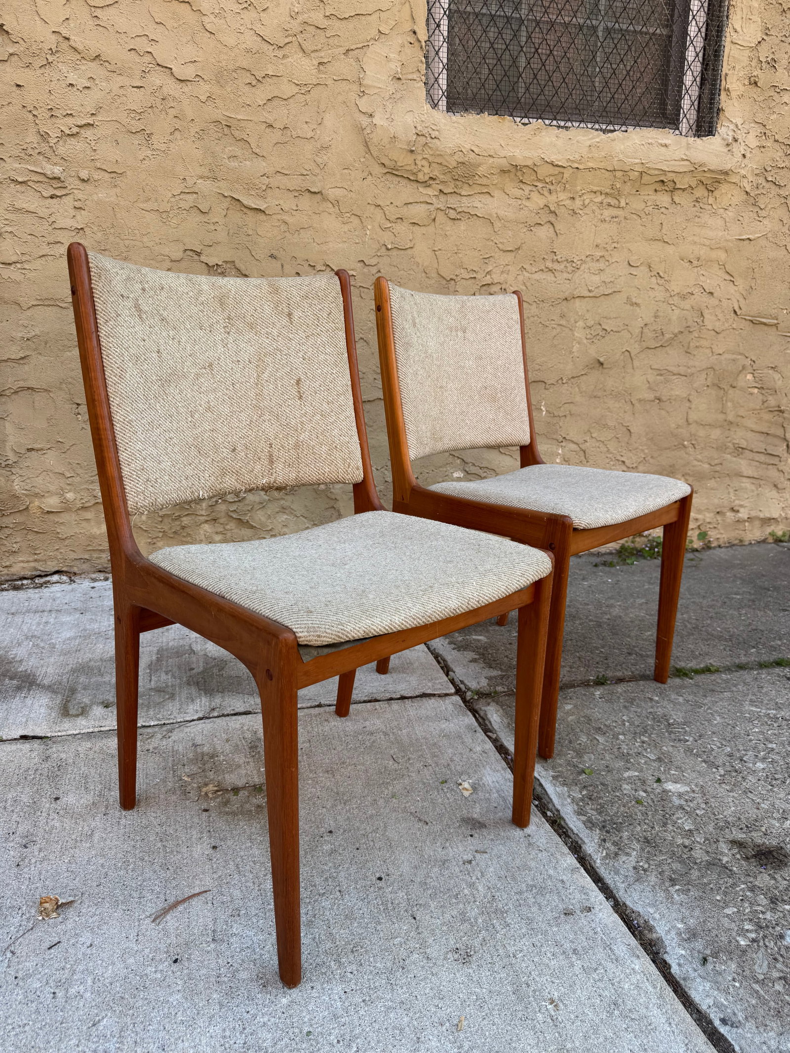 Pair of Johannes Andersen Teak Dining Chairs (1 of 4)