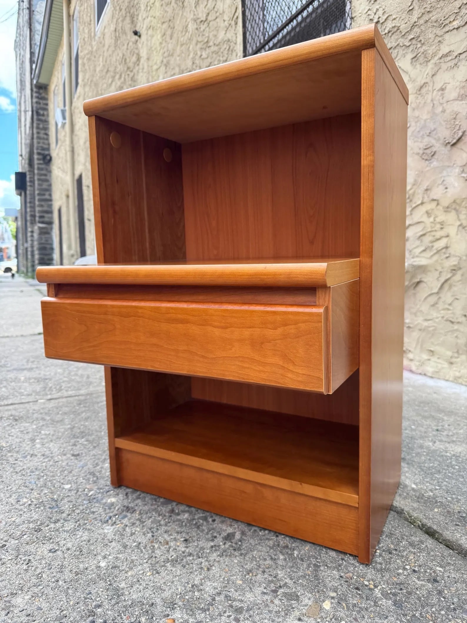 Teak Mid-Century Modern Nightstand, Danish End Table (1 of 6)