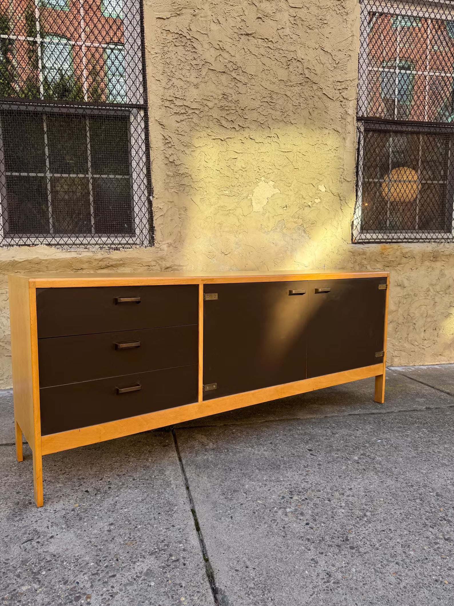 Dyrlund Danish Modern Birch Credenza, Minimalist Sideboard (1 of 7)