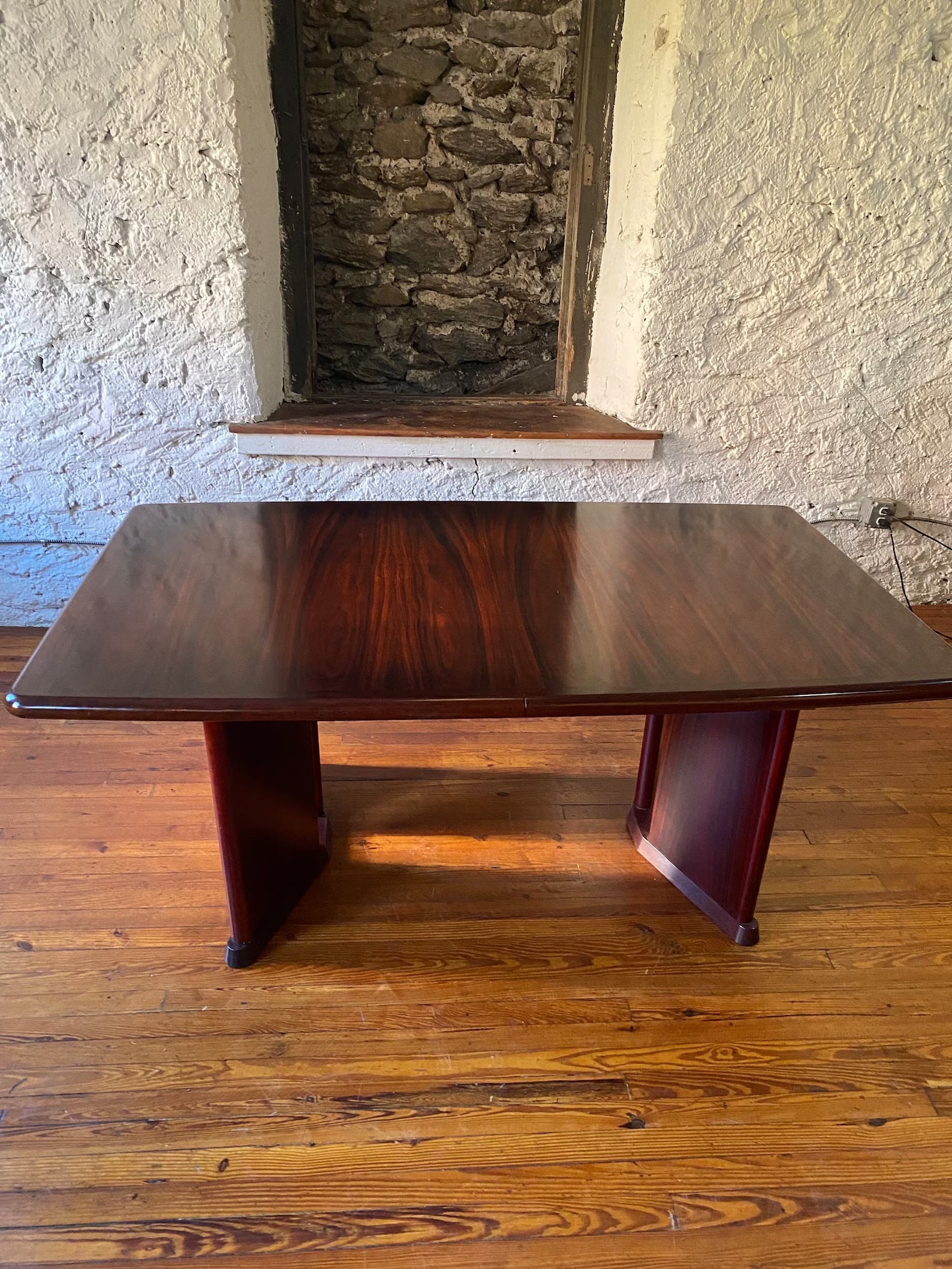 Danish Modern Rosewood Dining Table by Ansager, Extension Leaf (1 of 6)