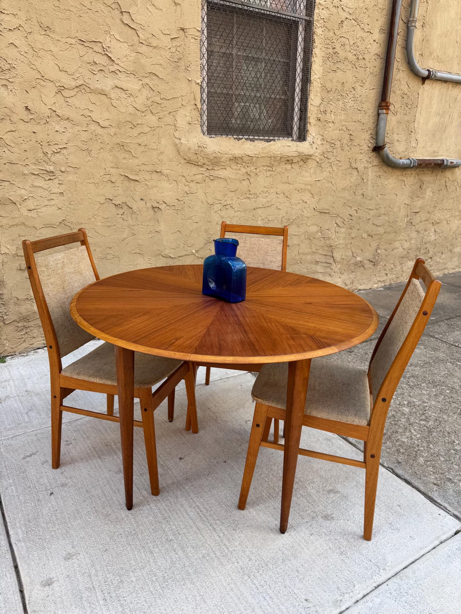 Danish Modern Teak Dining Table with Two Extension Leaves (1 of 7)