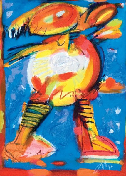 IVALD GRANATO - FIGURA (FIGURE) - BRAZIL: ARTIST - IVALD GRANATO TITLE - FIGURA (FIGURE) MEDIUM - Acrylic on Canvas SIZE (Metric) - 60 x 42 cm SIZE (IMPERIAL) - 23,62 x 16,54 in SIGNATURE - signed DATE OF CREATION - 1996 EXTRA - ARTISTA - IVA