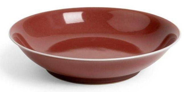 Red-Glazed Dish with Daoguang Mark- Daoguang Reign (1 of 4)