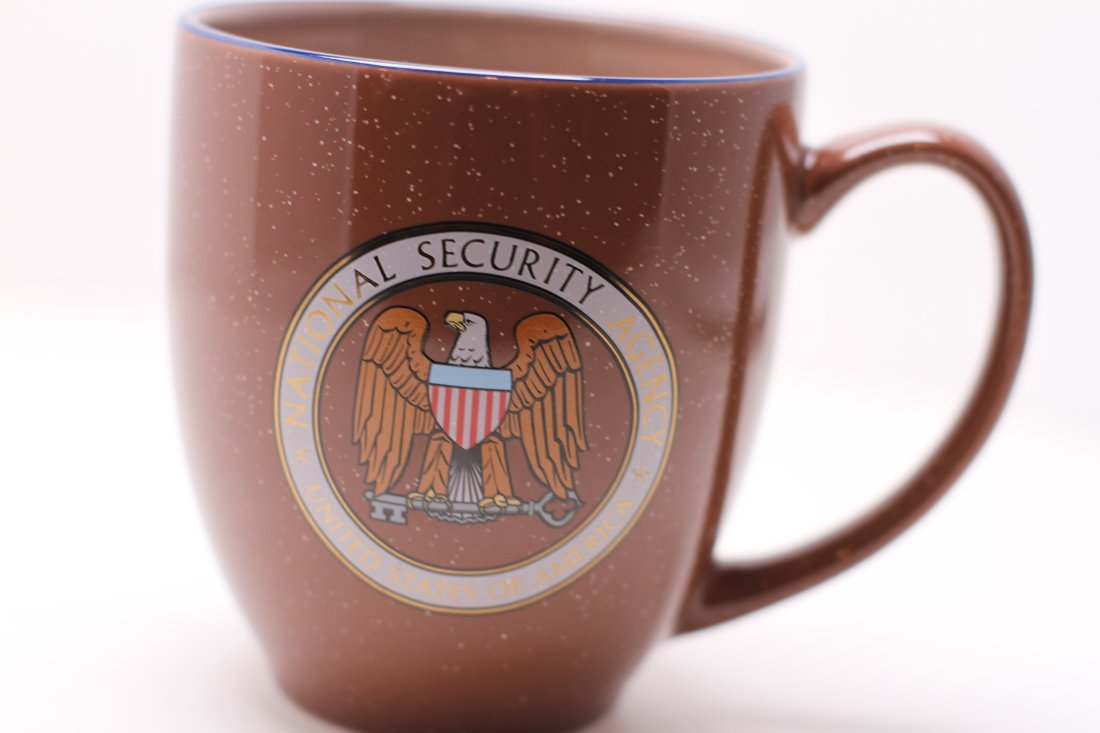 VINTAGE NATIONAL SECURITY AGENCY (NSA) MUG (1 of 3)