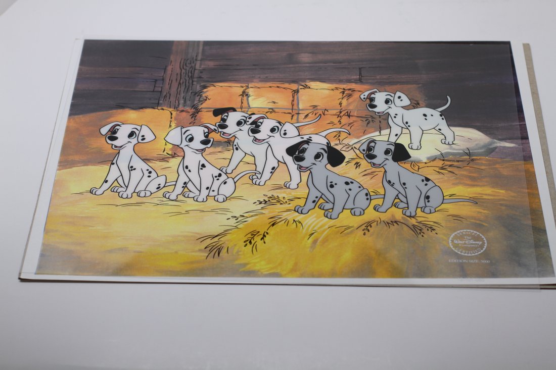 101 DALMATIONS HOPEFUL PUPS LIMITED EDITION SERICEL (1 of 4)