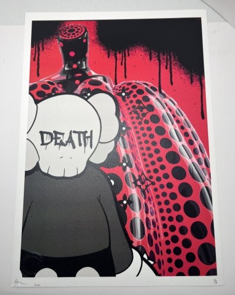 Death Nyc Kaws X Kusama