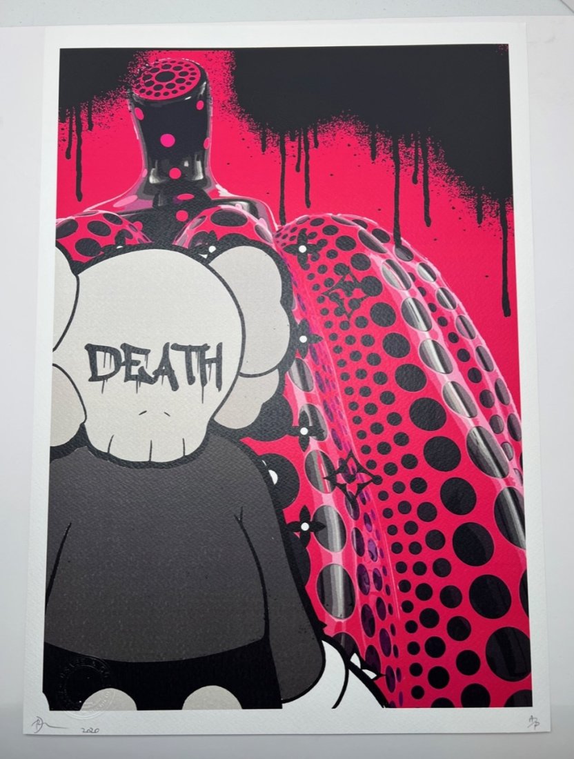 Death Nyc Kaws X Kusama