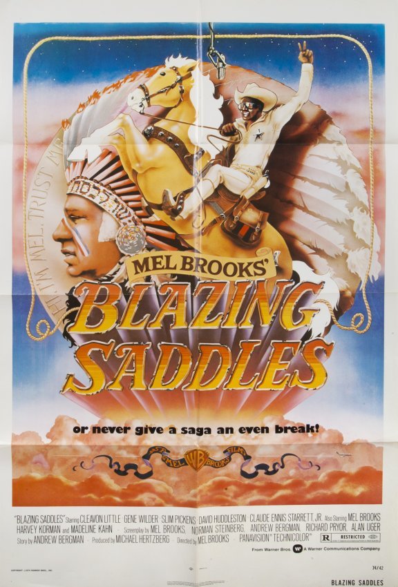 BLAZING SADDLES FILM POSTER (1 of 1)