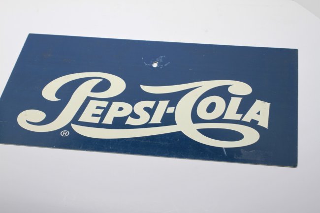 VINTAGE PEPSI DISPLAY SIGN: Vintage Pepsi Display Sign. 15x9 inches.