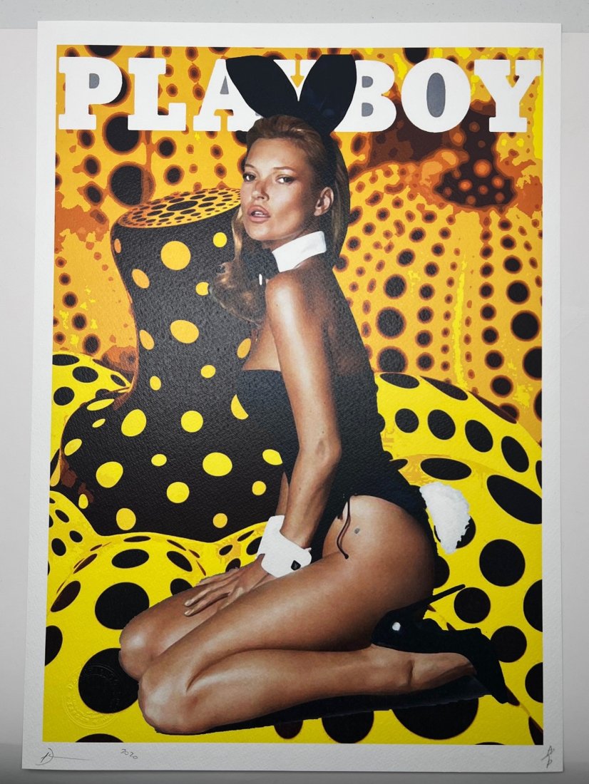 DEATH NYC -  KATE MOSS X KUSAMA - PLAYBOY (1 of 1)