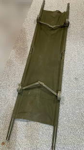 VINTAGE U.S. ARMY STRETCHER: Vintage U.S. Army Stretcher. Marked Knoxville Tennessee.