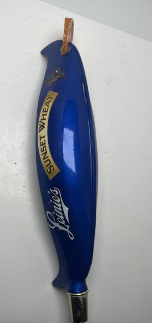 LEINIES SUNSET WHEAT CANOE BEER TAP: Leinies Sunset Wheat Canoe Beer Tap.