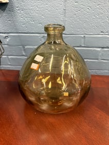 DECORATIVE GLASS JAR